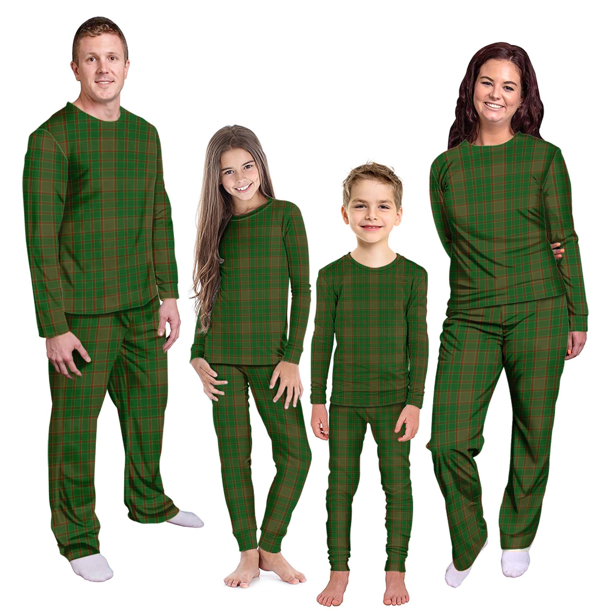 Terry Tartan Pajamas Family Set Kid - Tartan Vibes Clothing