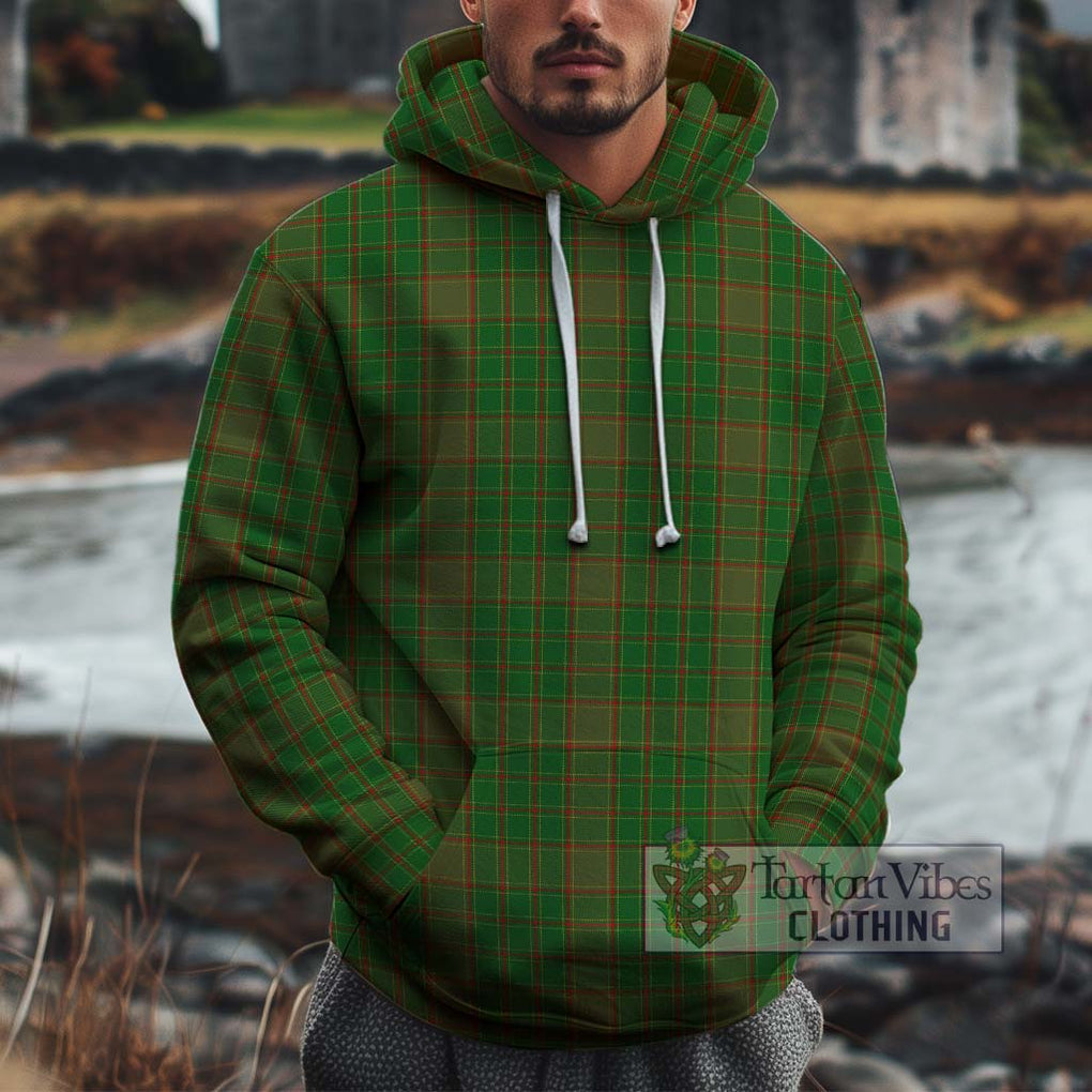 Terry Tartan Cotton Hoodie Zip Hoodie - Tartan Vibes Clothing