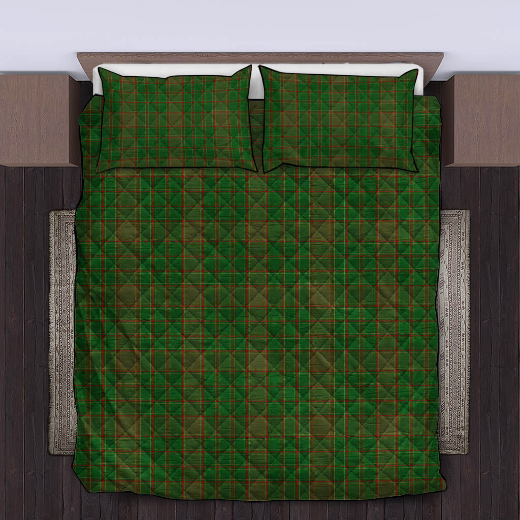 Terry Tartan Quilt Bed Set King - Tartan Vibes Clothing