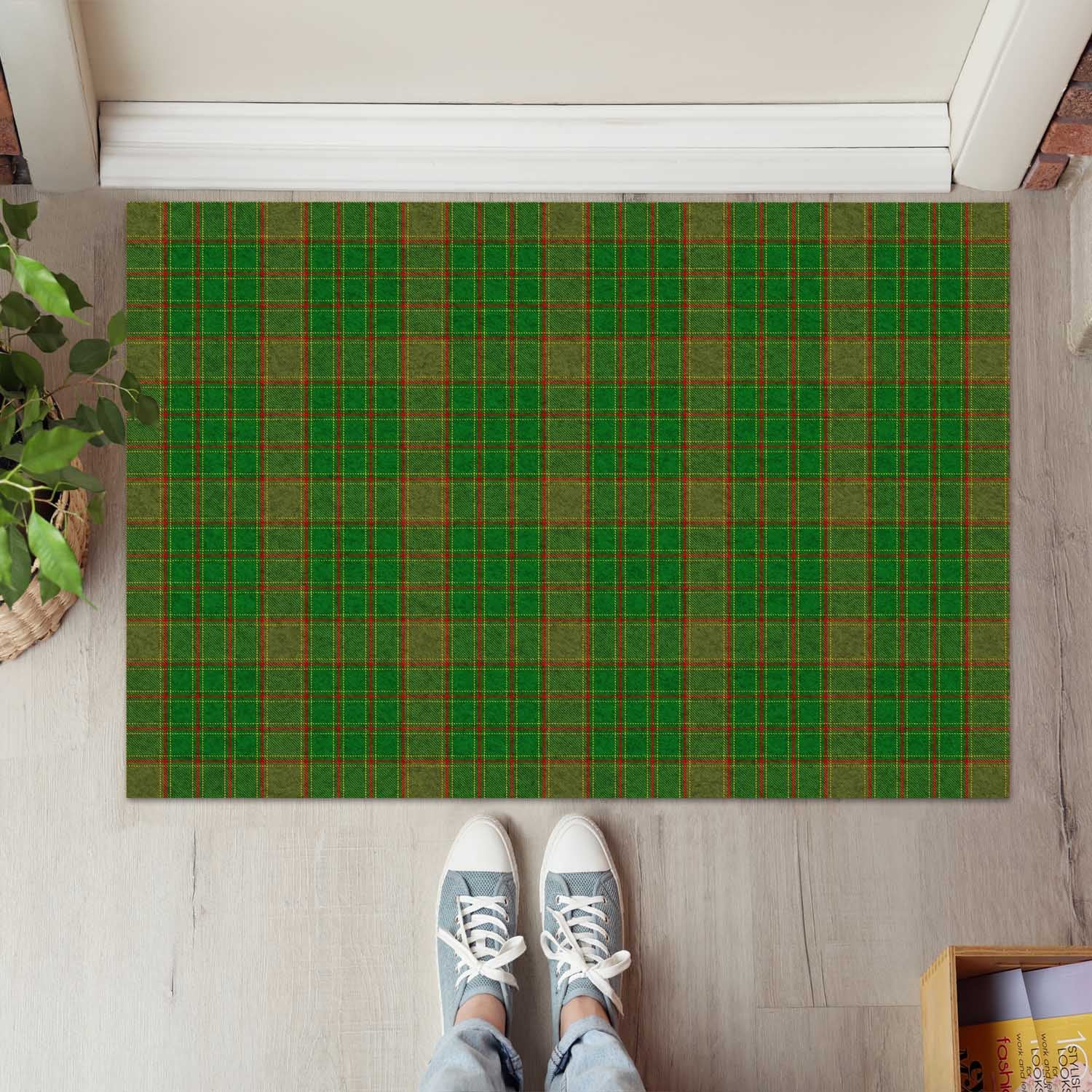 Terry Tartan Rubber Doormat - Tartan Vibes Clothing