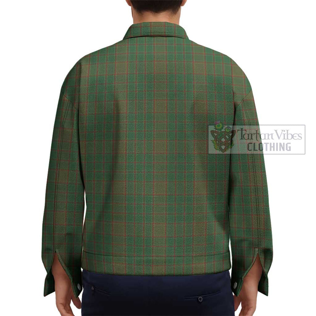 Terry Tartan Unisex Lapel Cotton Jacket - Tartan Vibes Clothing