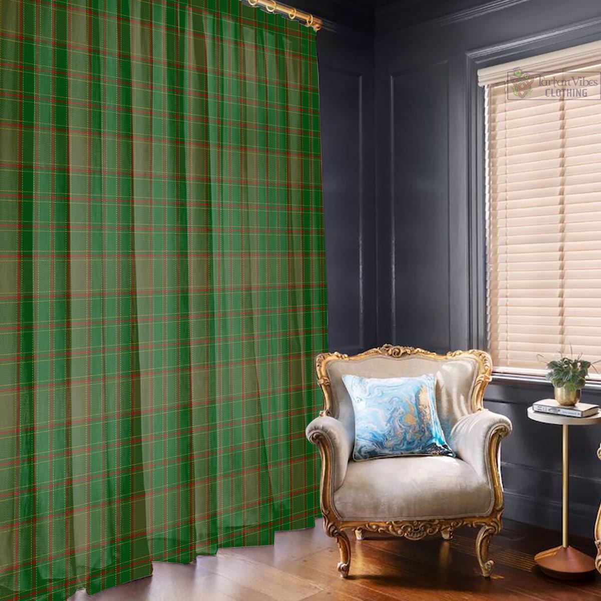 Terry Tartan Window Curtain
