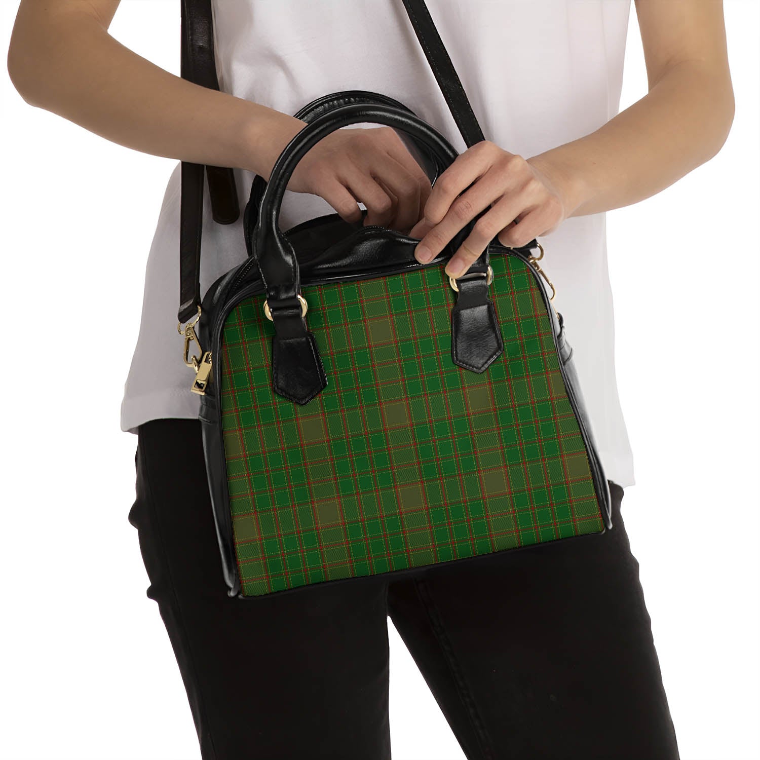 Terry Tartan Shoulder Handbags - Tartan Vibes Clothing