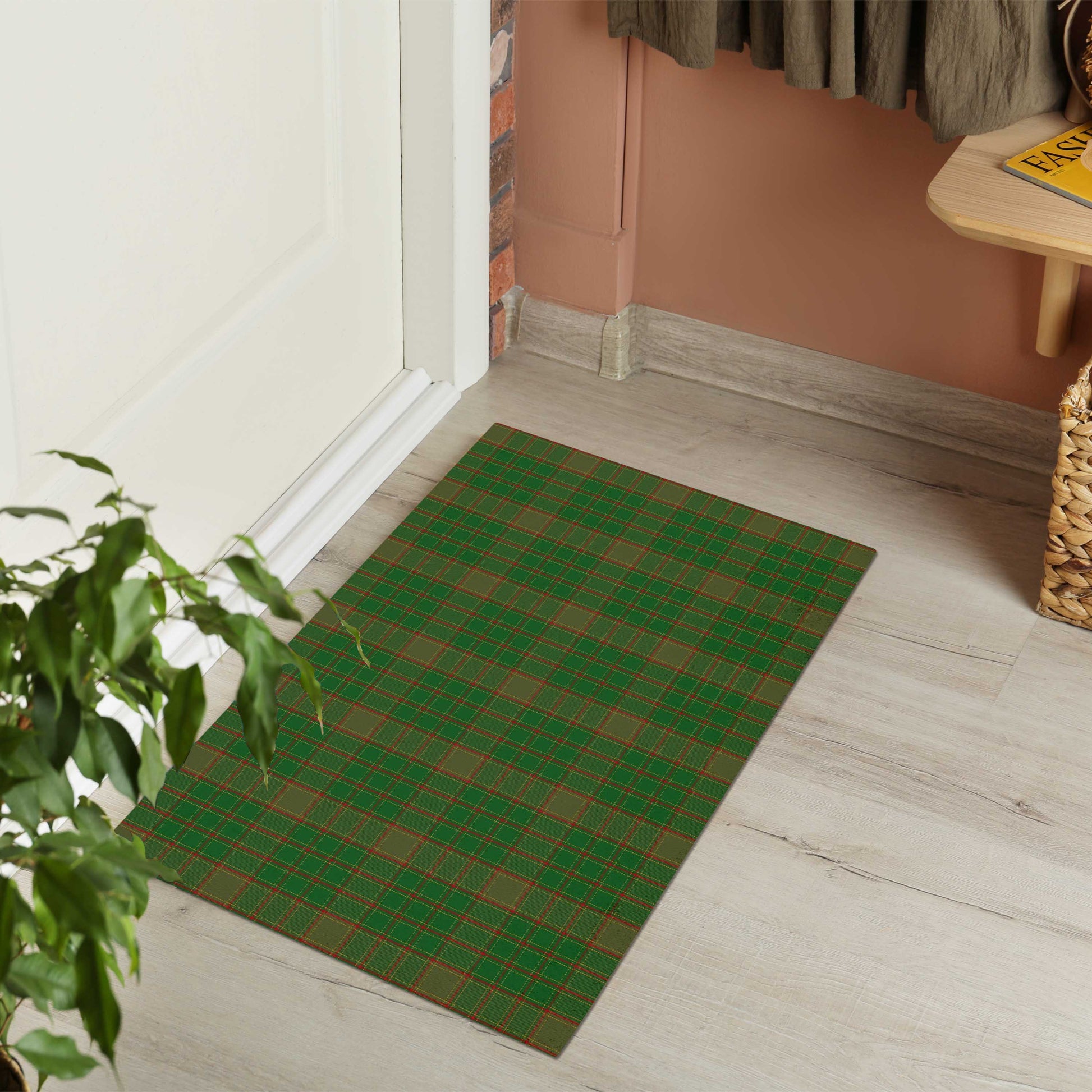 Terry Tartan Rubber Doormat - Tartan Vibes Clothing