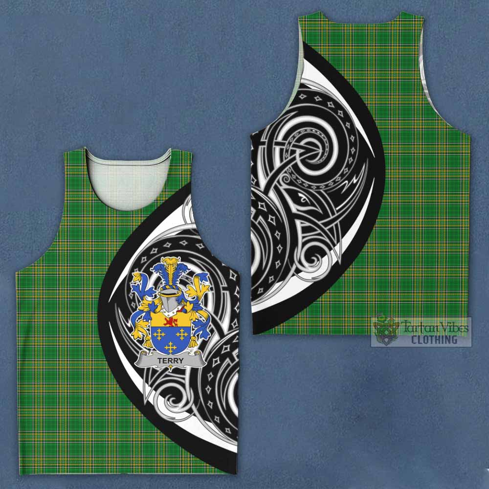 Terry Irish Clan Men's Tank Top Celtic Circle Style - Tartan Vibes Clothing