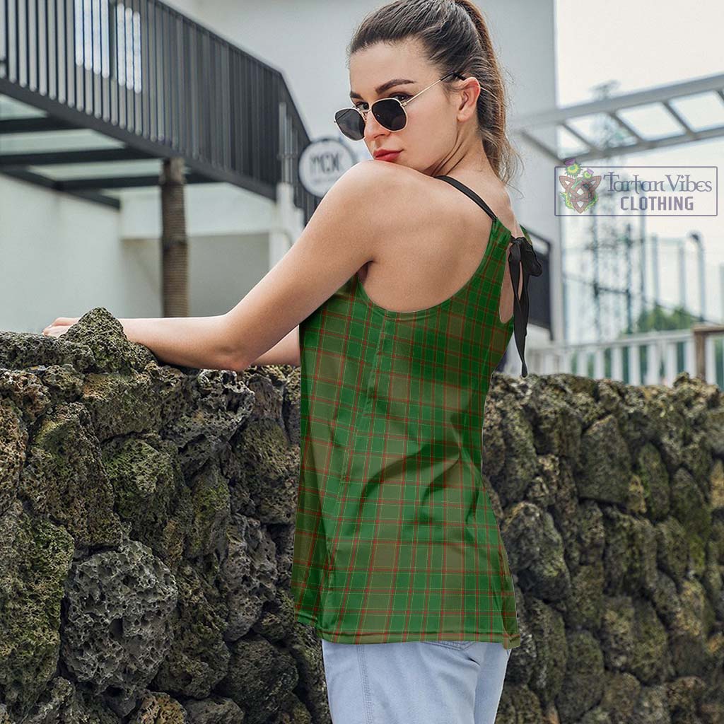 Terry Tartan Loose Halter Neck Camisole - Tartan Vibes Clothing
