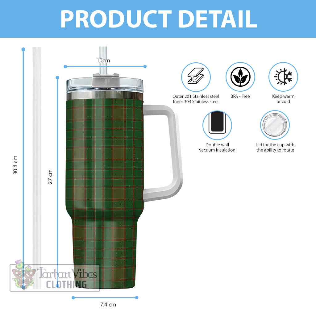 Terry Tartan Tumbler with Handle - Tartan Vibes Clothing