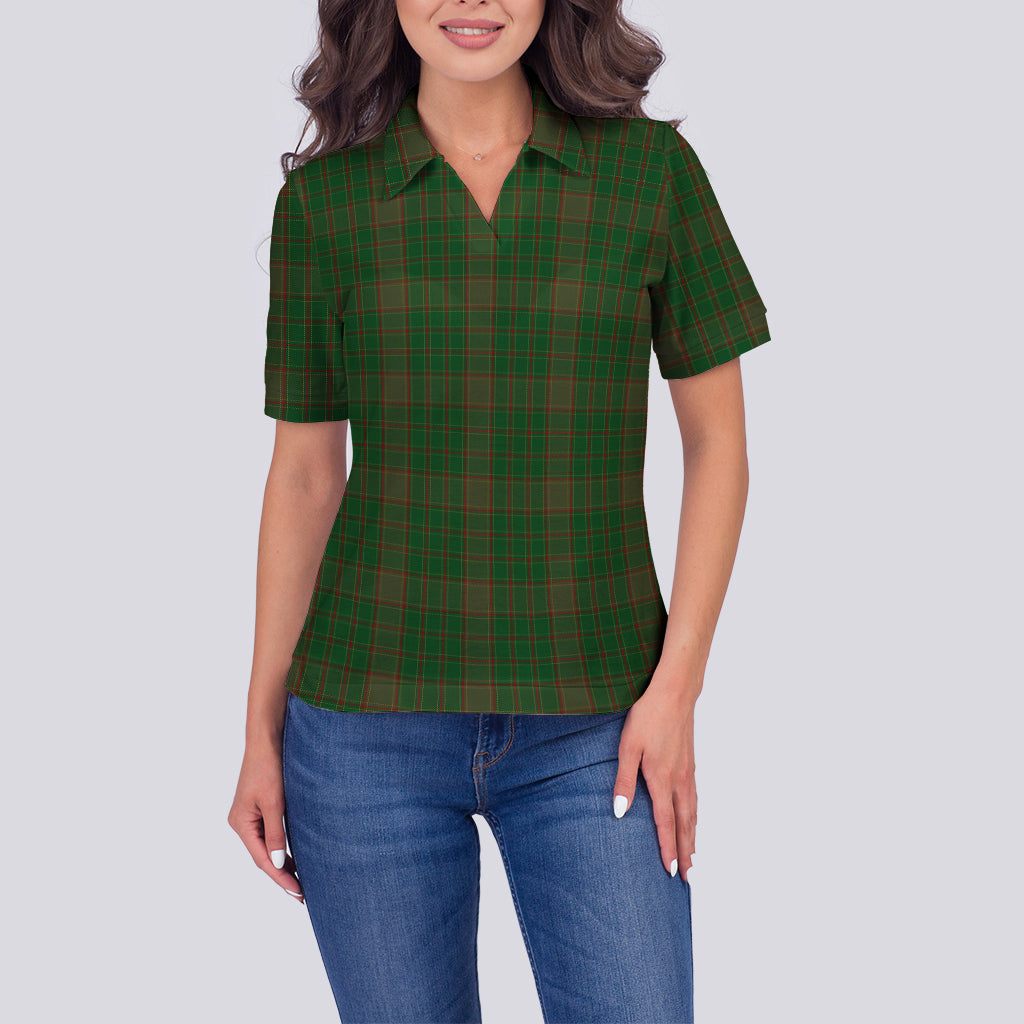 terry-tartan-polo-shirt-for-women