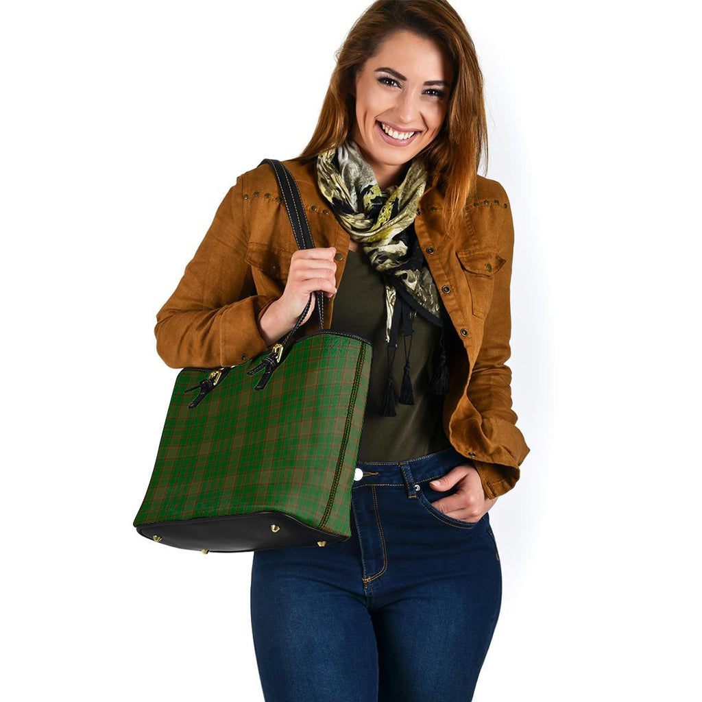 Terry Tartan Leather Tote Bag - Tartan Vibes Clothing