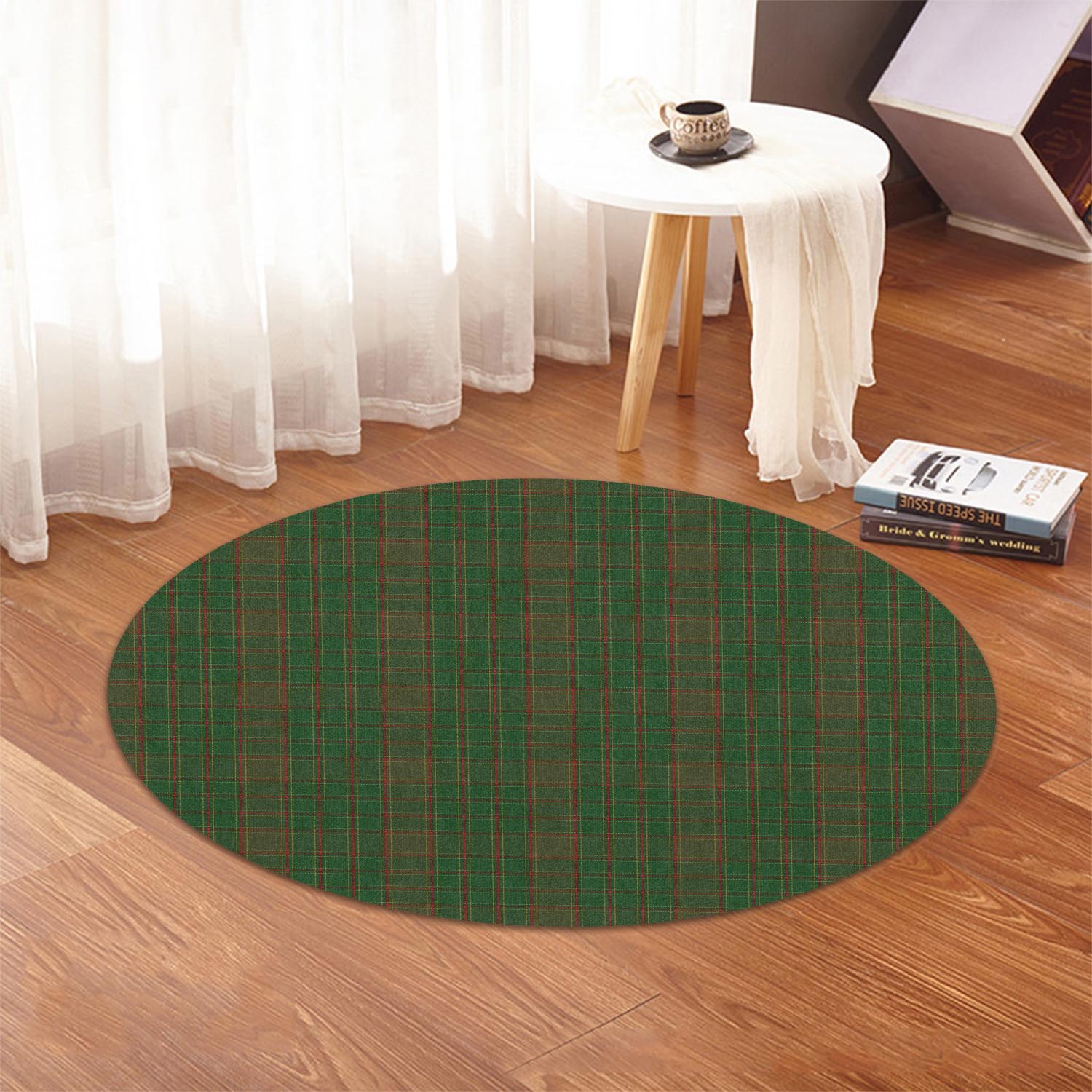 Terry Tartan Round Rug - Tartan Vibes Clothing
