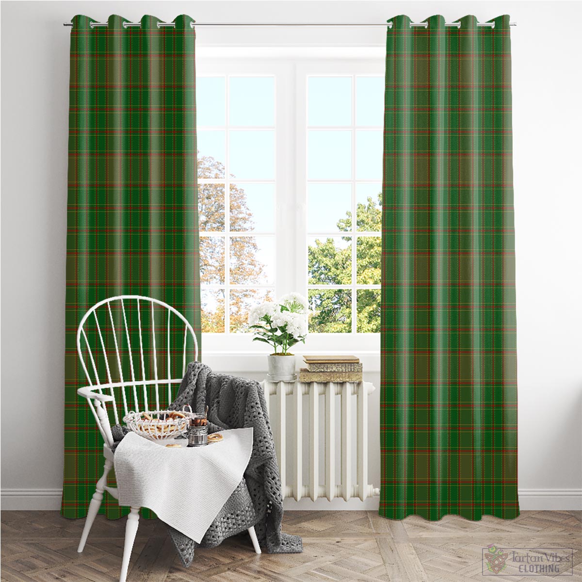 Terry Tartan Window Curtain