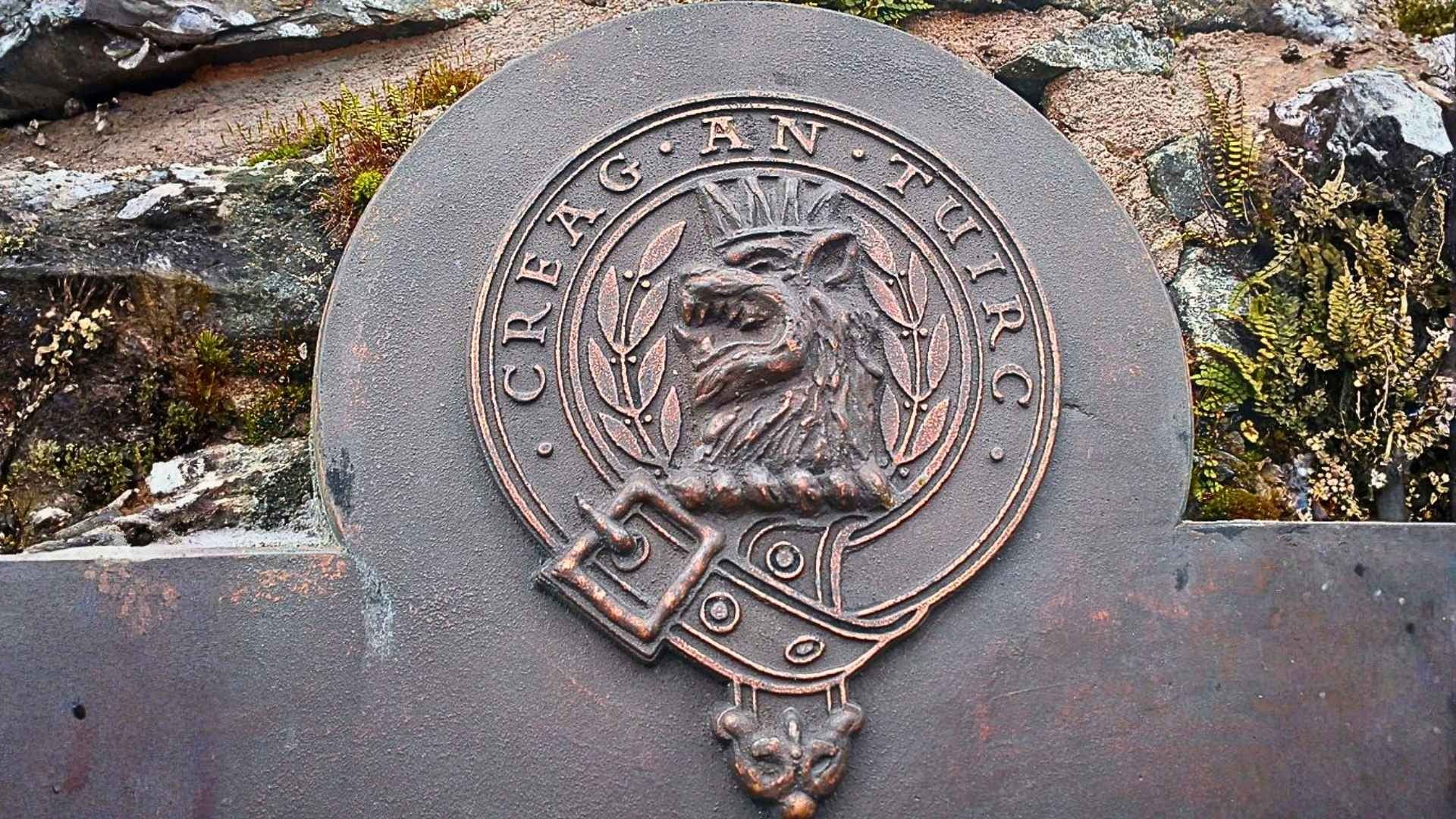 The MacLaren Clan Crest Badge on the 