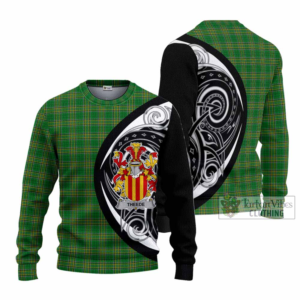 Tartan Vibes Clothing Theede Irish Clan Knitted Sweater Celtic Circle Style