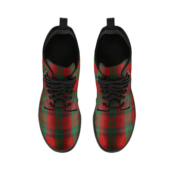 Thomas of Wales Tartan Leather Boots