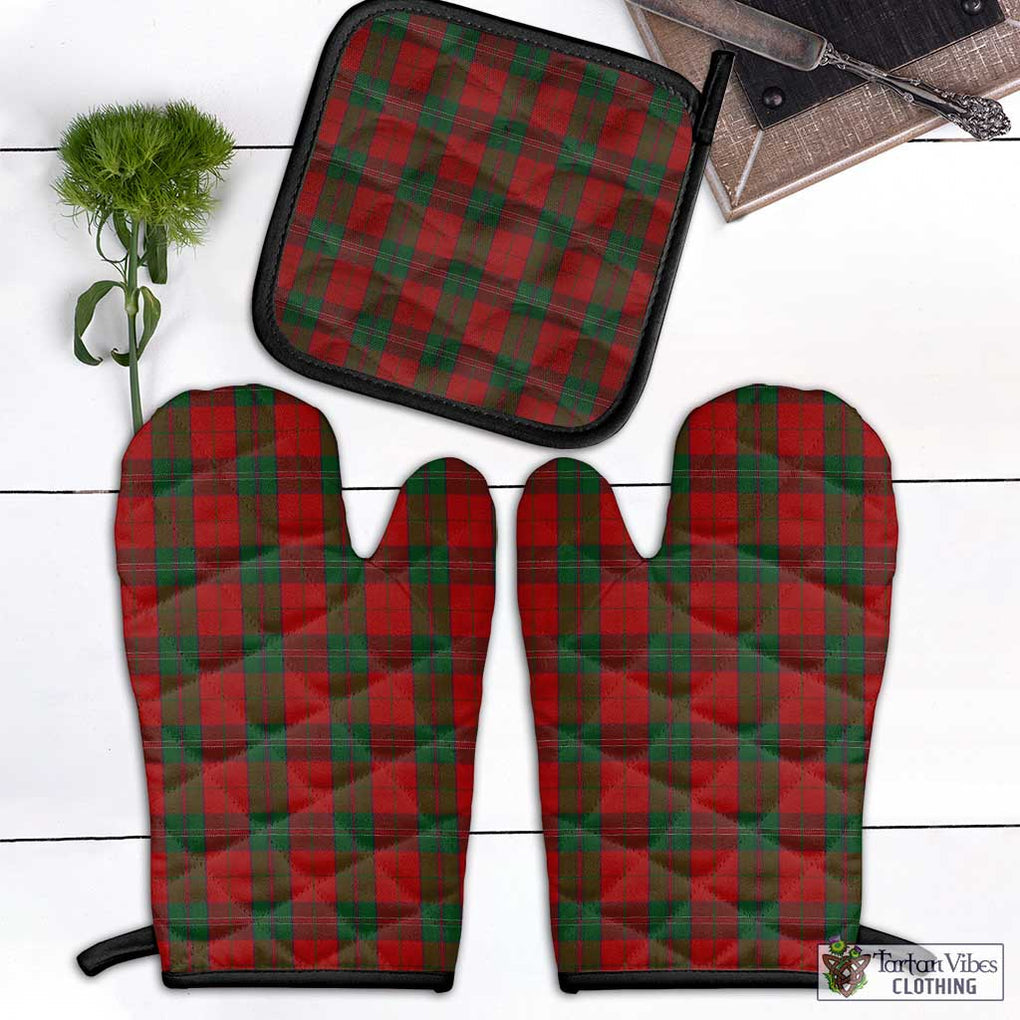 Thomas of Wales Tartan Combo Oven Mitt & Pot-Holder Combo 1 Oven Mitt & 1 Pot-Holder Black - Tartan Vibes Clothing