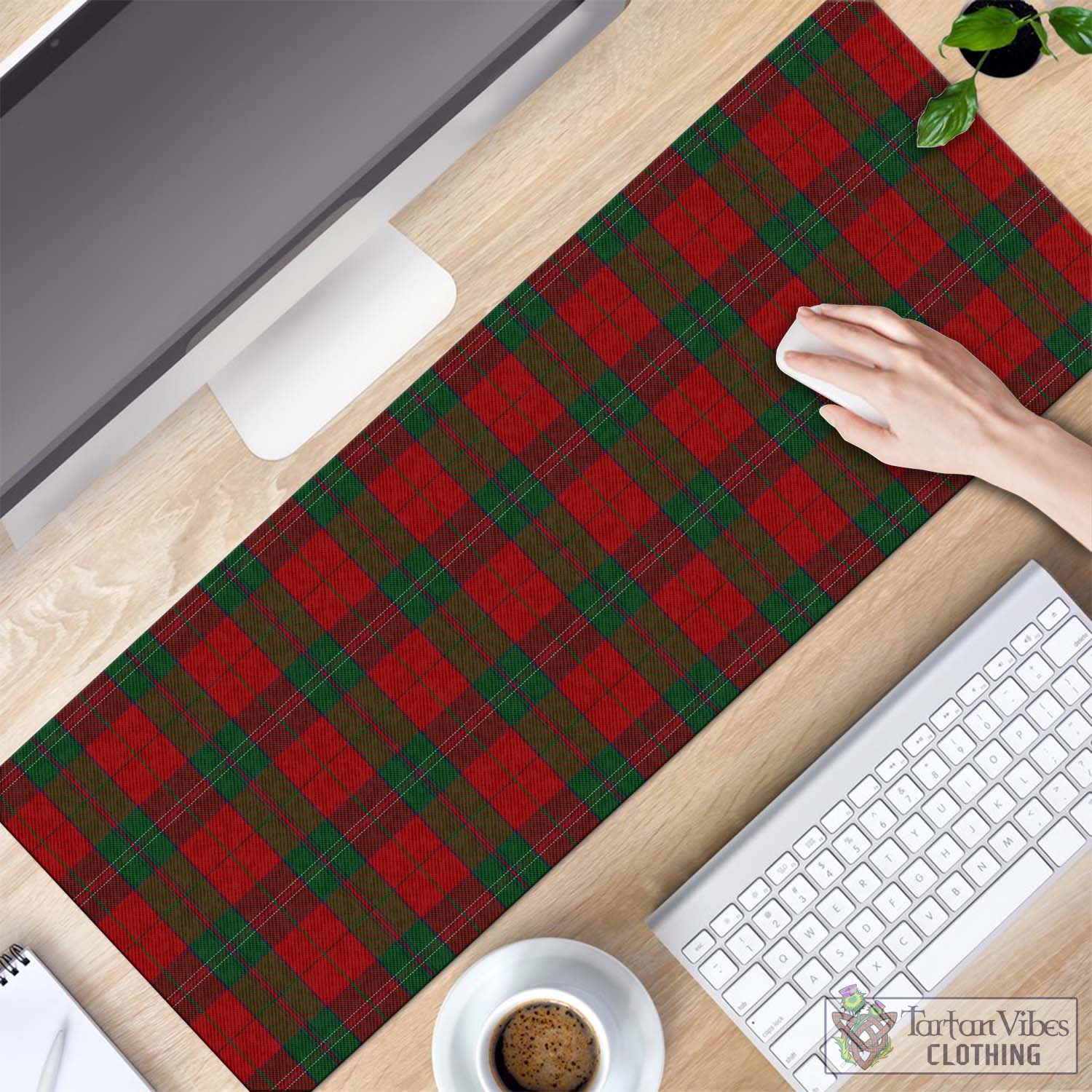Tartan Vibes Clothing Thomas of Wales Tartan Mouse Pad