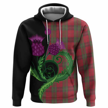 Thomas of Wales Tartan Hoodie Traditional Scottish Thistle