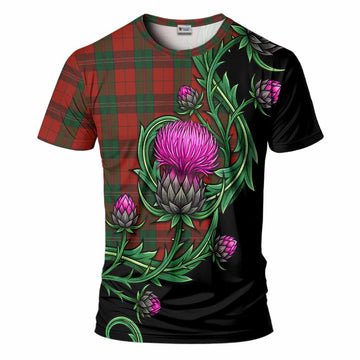 Thomas of Wales Tartan T-Shirt Resilient Scottish Thistle