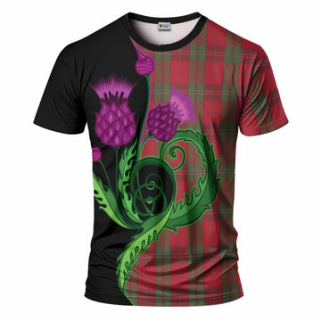 Thomas of Wales Tartan T-Shirt Traditional Scottish Thistle