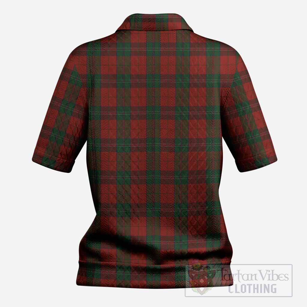 Thomas of Wales Tartan Women’s Polo Sweater Top