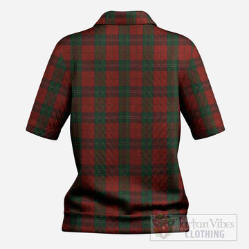 Thomas of Wales Tartan Women’s Polo Sweater Top