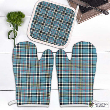 Thompson Tartan Combo Oven Mitt & Pot-Holder Combo 1 Oven Mitt & 1 Pot-Holder White - Tartan Vibes Clothing