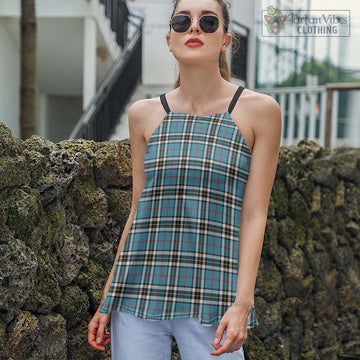 Tartan Vibes Clothing Thompson Tartan Loose Halter Neck Camisole