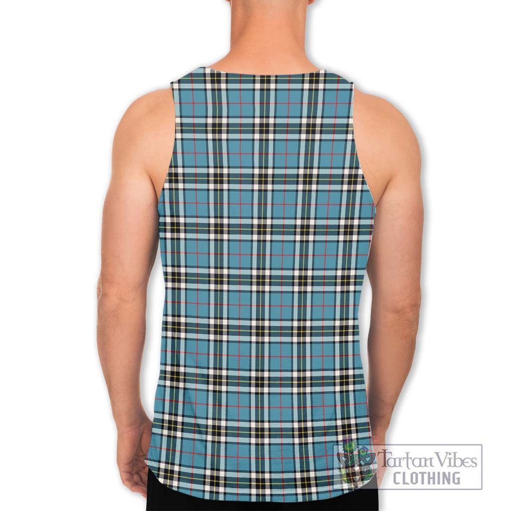 Thompson Tartan Men's Tank Top with Family Crest DNA In Me Style - Tartanvibesclothing Shop