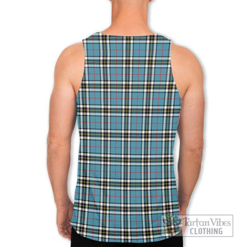 Thompson Tartan Men's Tank Top with Family Crest DNA In Me Style - Tartanvibesclothing Shop
