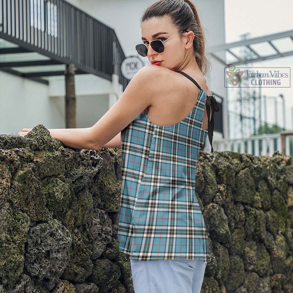 Tartan Vibes Clothing Thompson Tartan Loose Halter Neck Camisole