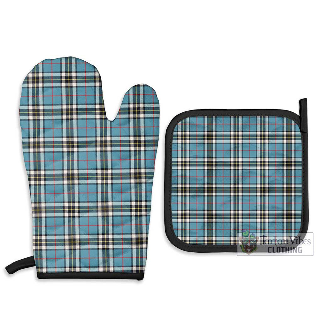 Thompson Tartan Combo Oven Mitt & Pot-Holder Combo 1 Oven Mitt & 2 Pot-Holder Black - Tartan Vibes Clothing
