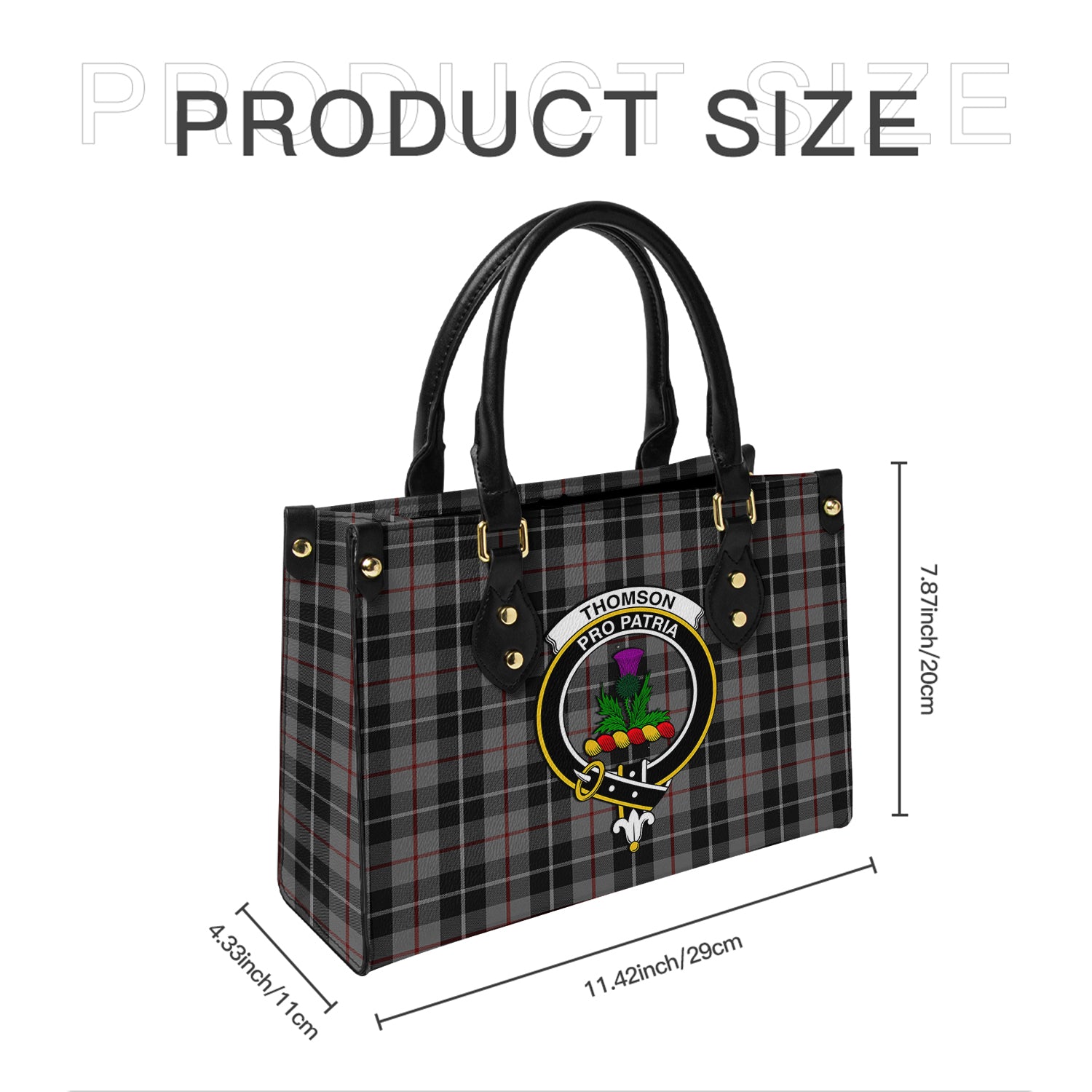 thompson-grey-tartan-leather-bag-with-family-crest