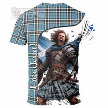 Thompson (Thomson) Crest Tartan T-Shirt Inspired by the Freedom of Scottish Warrior