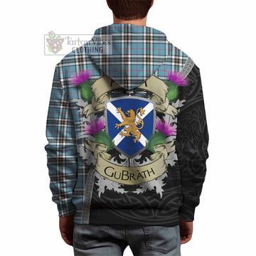Tartan Vibes Clothing Thompson (Thomson) Tartan Family Crest Hoodie Lion Rampant Royal Thistle Shield Celtic Inspired
