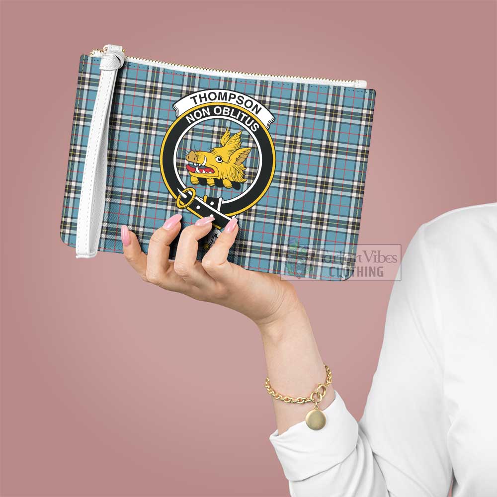 Tartan Vibes Clothing Thompson (Thomson) Family Crest Tartan Clutch Bag