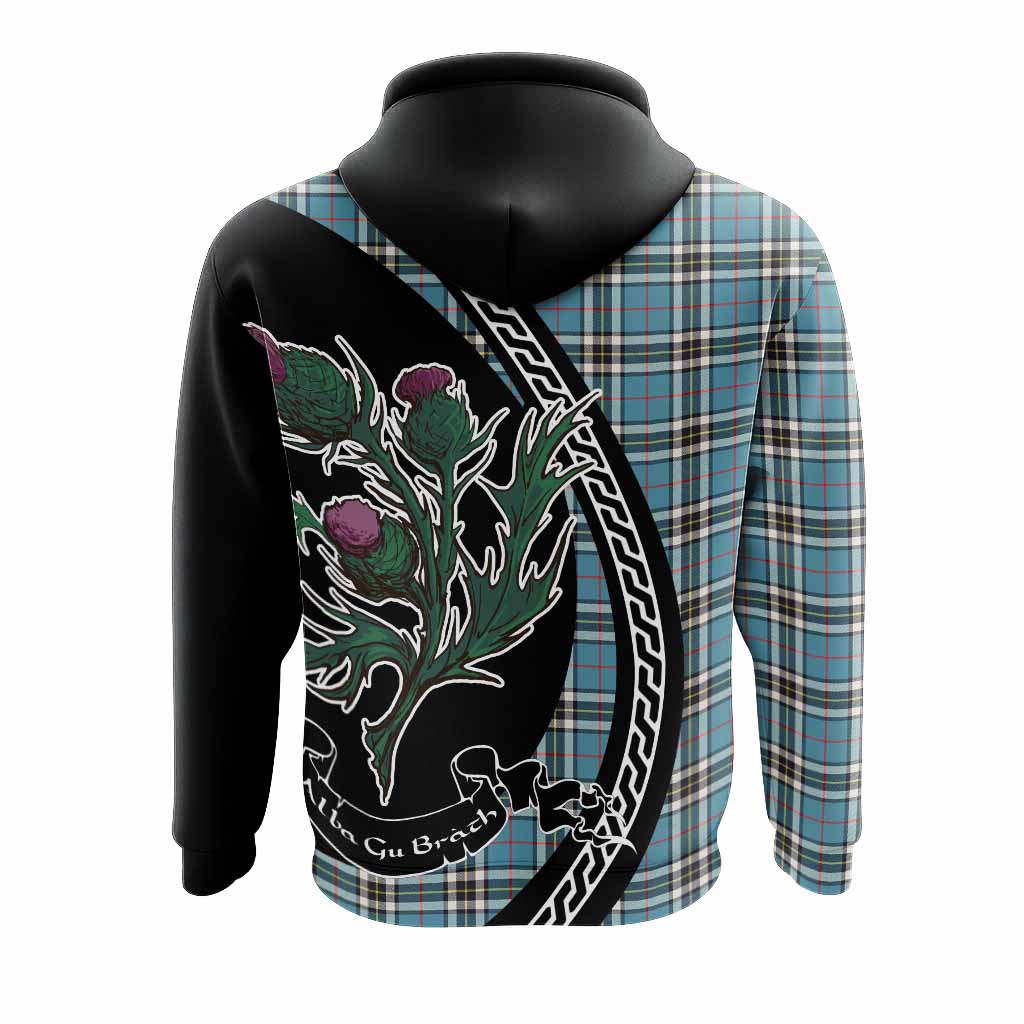 Thompson (Thomson) Family Crest Tartan Hoodie Alba Thistle Inspired - Tartan Vibes Clothing
