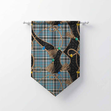 Thompson (Thomson) Scottish Tartan Twisted Ropes Stylized Gonfalon Chevron - Tartan Vibes Clothing