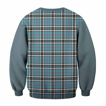 Thompson (Thomson) Tartan Accent Sweatshirt with Family Crest