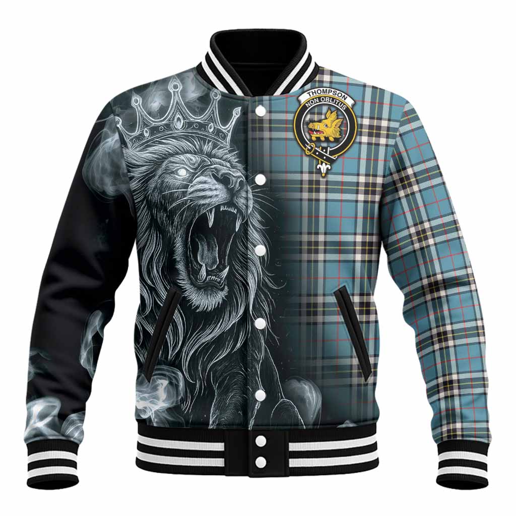 Thompson (Thomson) Tartan Baseball Jacket Roaring Lion Heritage