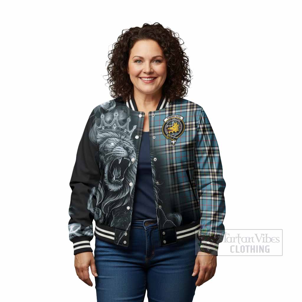 Thompson (Thomson) Tartan Baseball Jacket Roaring Lion Heritage