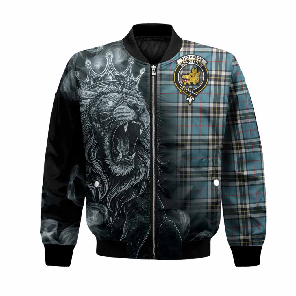 Thompson (Thomson) Tartan Bomber Jacket Roaring Lion Heritage