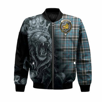 Thompson (Thomson) Tartan Bomber Jacket Roaring Lion Heritage