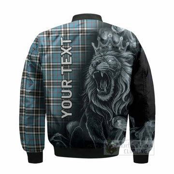Thompson (Thomson) Tartan Bomber Jacket Roaring Lion Heritage