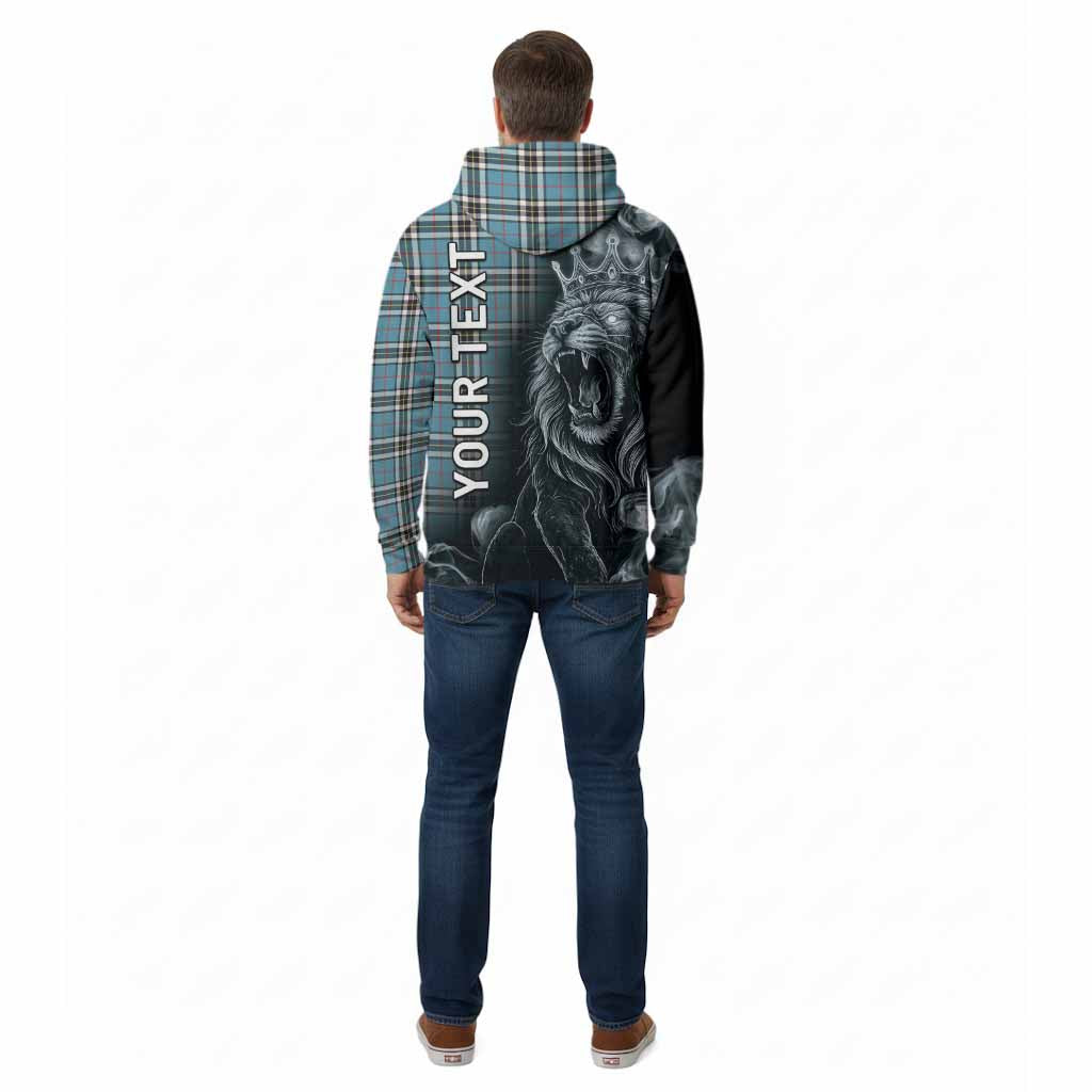Thompson (Thomson) Tartan Cotton Hoodie Roaring Lion Heritage