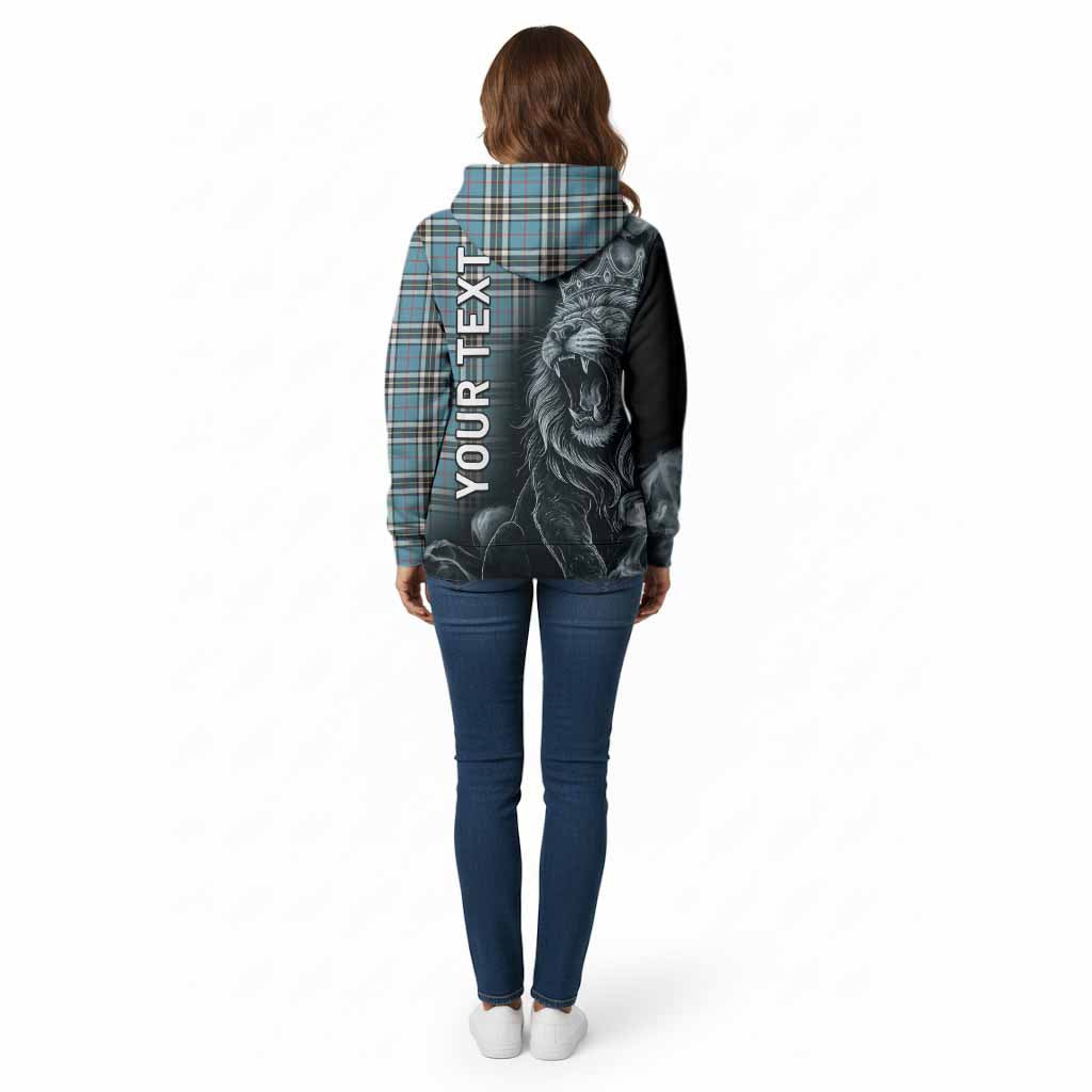 Thompson (Thomson) Tartan Cotton Hoodie Roaring Lion Heritage