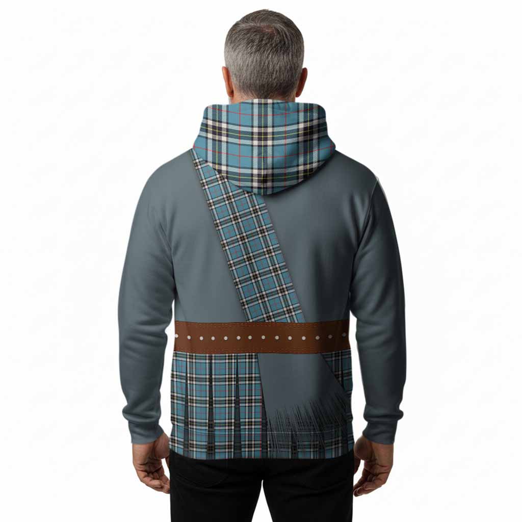 Thompson (Thomson) Tartan Crest Hoodie Kilt Costume Style