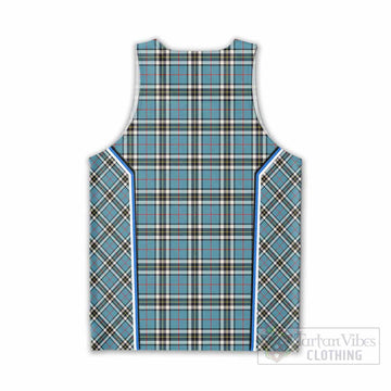 Thompson (Thomson) Tartan Crest Men Tank Top Scotland Coat of Arm Flag Style - Tartan Vibes Clothing