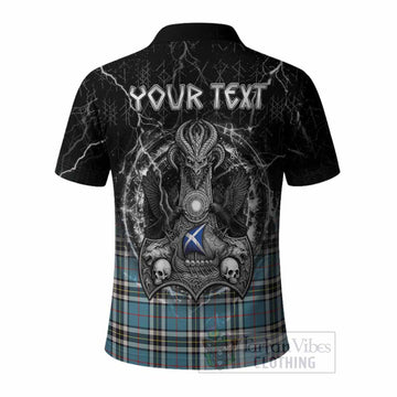 Thompson (Thomson) Tartan Crest Polo Shirt Celtic Odin's Raven Legacy