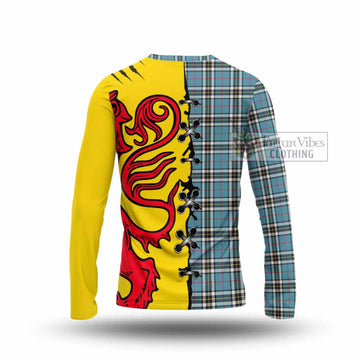 Thompson (Thomson) Tartan Family Crest Long Sleeve T-Shirt Lion Rampant Honor