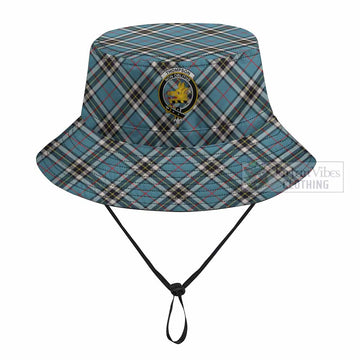 Thompson (Thomson) Tartan Fishing Hat with Family Crest
